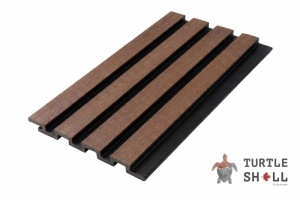 Реечные панели ДПК Turtle Shell Bar Lines, Australian Palisander, Co-Extrusion