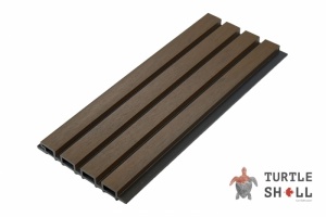 Реечная панель Middle Lines Dual, Australian Palisander, Co-Extrusion