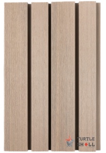 Реечная панель ДПК Turtle Shell Double Lines, Canadian Maple